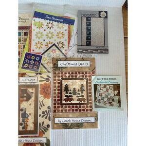 Quilt Pattern Bundle - Seven Brand New Quilt Patterns - Various Designers